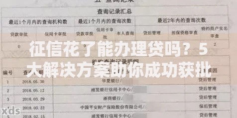 征信花了能办理贷吗？5大解决方案助你成功获批