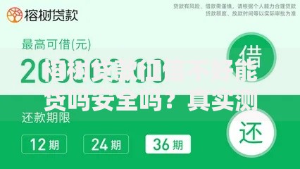 榕树贷款征信不好能贷吗安全吗？真实测评与风险解析