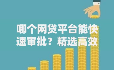 哪个网贷平台能快速审批？精选高效渠道深度解析