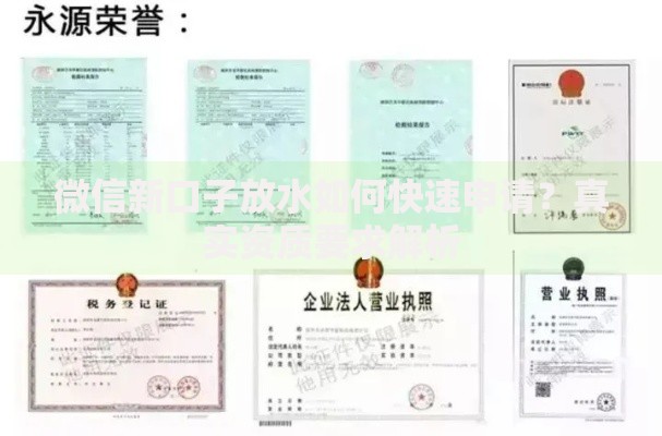 微信新口子放水如何快速申请？真实资质要求解析