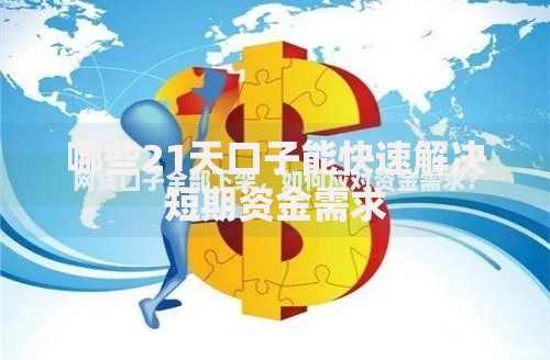 哪些21天口子能快速解决短期资金需求