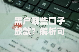 黑户哪些口子放款？解析可靠借贷渠道与风险应对