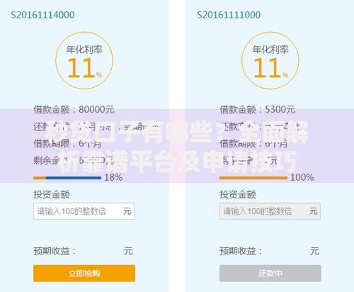 秒贷口子有哪些？全面解析靠谱平台及申请技巧