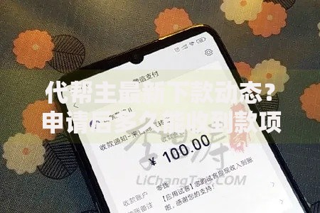 代帮主最新下款动态？申请后多久能收到款项？权威解析