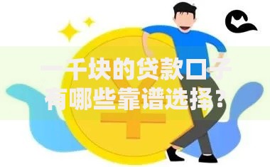 一千块的贷款口子有哪些靠谱选择？全面解析申请流程与注意事项