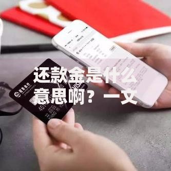 还款金是什么意思啊？一文讲透它的定义、用途与注意事项