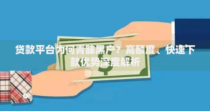 贷款平台为何青睐黑户？高额度、快速下款优势深度解析
