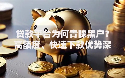 贷款平台为何青睐黑户？高额度、快速下款优势深度解析