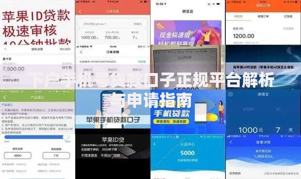 下户手机号贷款口子正规平台解析与申请指南