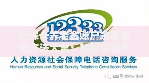 社保卡养老金账户余额查询方法大全：轻松掌握个人养老资金动态