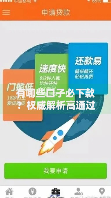 有哪些口子必下款？权威解析高通过率贷款渠道