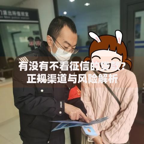 有没有不看征信的贷款？正规渠道与风险解析