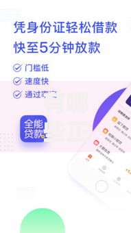 有哪些正规的贷款平台？安全可靠的借贷渠道解析