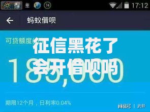征信黑花了会开借呗吗？还能开通吗？深度解析借呗审核标准