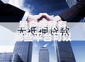 黑户贷款有哪些平台可以贷？正规渠道深度解析
