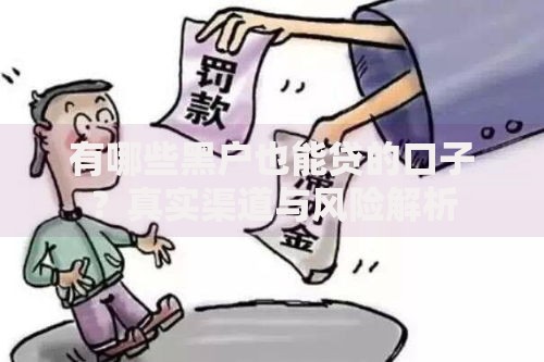 有哪些黑户也能贷的口子？真实渠道与风险解析