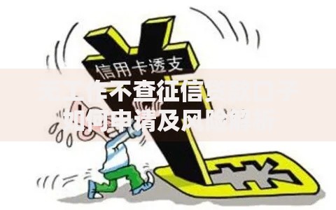 无工作不查征信贷款口子如何申请及风险解析