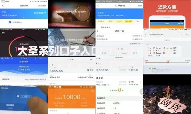 大圣系列口子入口在哪里？如何申请安全正规贷款渠道