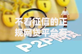 不看征信的正规网贷平台有哪些可靠选择