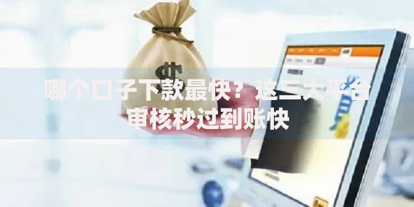 哪个口子下款最快？这三大平台审核秒过到账快