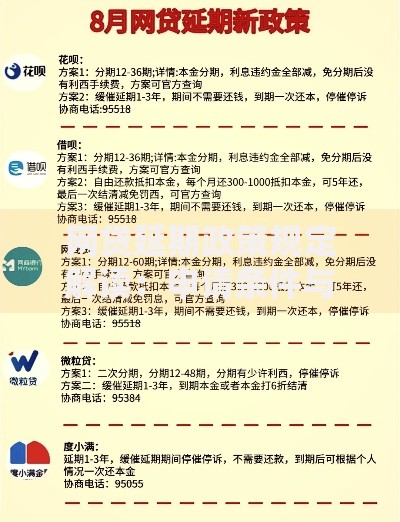 网贷延期政策规定解读：申请条件与操作指南