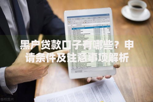 黑户贷款口子有哪些？申请条件及注意事项解析