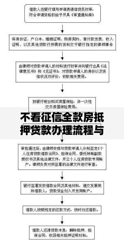 不看征信全款房抵押贷款办理流程与风险解析
