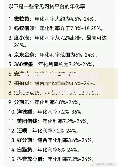 现在有什么好贷款的平台？哪家更靠谱？