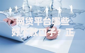 网贷平台哪些好下款口子？正规低门槛渠道深度解析