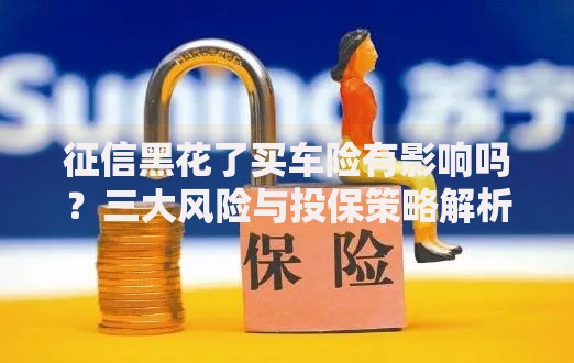 征信黑花了买车险有影响吗？三大风险与投保策略解析