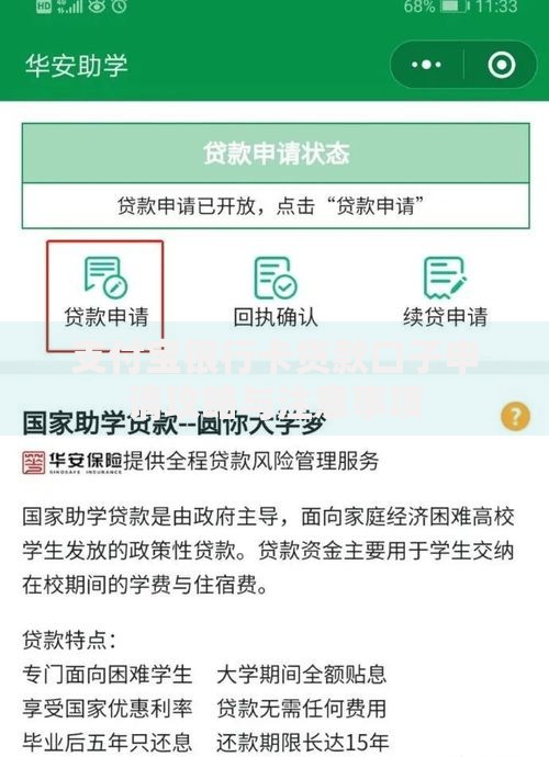 支付宝银行卡贷款口子申请攻略与注意事项
