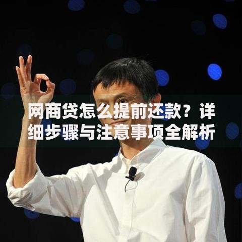 网商贷怎么提前还款？详细步骤与注意事项全解析
