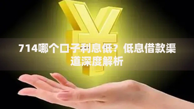 714哪个口子利息低？低息借款渠道深度解析