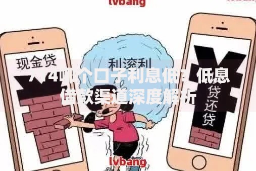 714哪个口子利息低？低息借款渠道深度解析