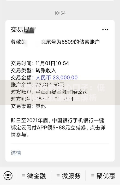 不看征信的良心口子：低门槛贷款渠道全解析