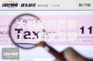 大税是啥意思？一篇文章带你搞懂它的真实含义与影响