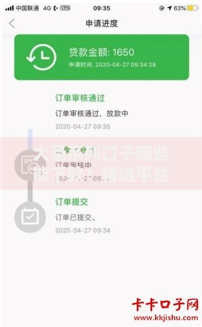 大圣系列口子哪些能下款？精选平台实测解析