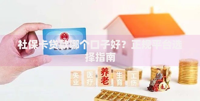 社保卡贷款哪个口子好？正规平台选择指南