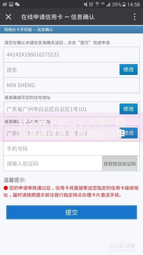 什么好下款口子大神？揭秘高通过率平台推荐及申请技巧