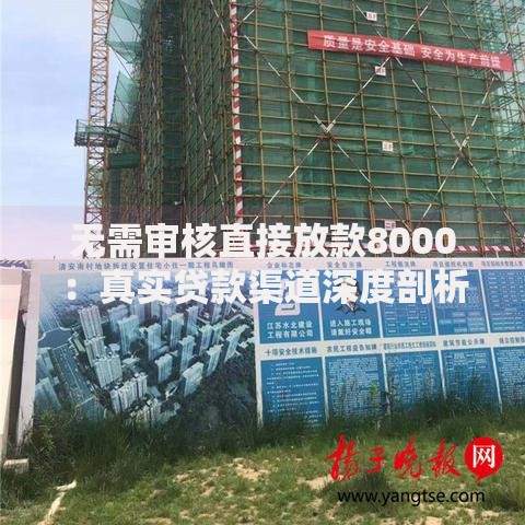 无需审核直接放款8000：真实贷款渠道深度剖析
