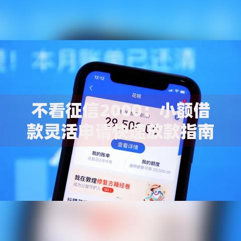 不看征信2000：小额借款灵活申请快速放款指南
