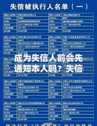 成为失信人前会先通知本人吗？失信预警流程全解析