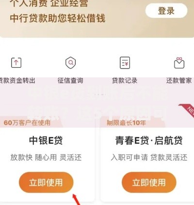 中银e贷到账后不能转账？这5个原因可能卡住你的钱袋子