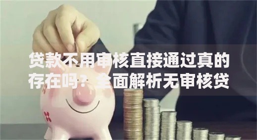 贷款不用审核直接通过真的存在吗？全面解析无审核贷款真相