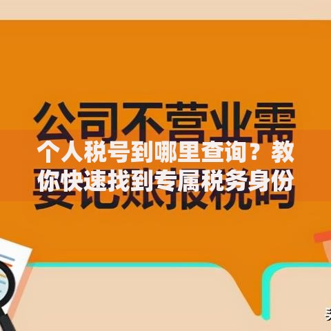 个人税号到哪里查询？教你快速找到专属税务身份代码