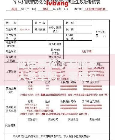 征信黑花了影响家人参军吗？家庭征信与参军政审深度解析