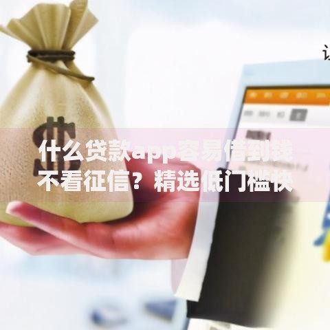 什么贷款app容易借到钱不看征信？精选低门槛快速放款平台