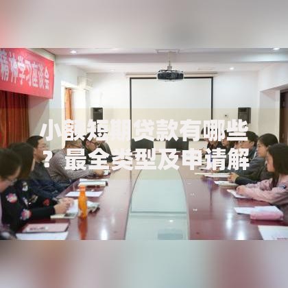 小额短期贷款有哪些？最全类型及申请解析