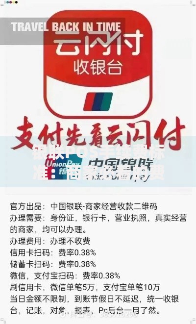 银联POS手续费标准：商家必看的费率解析与省钱技巧
