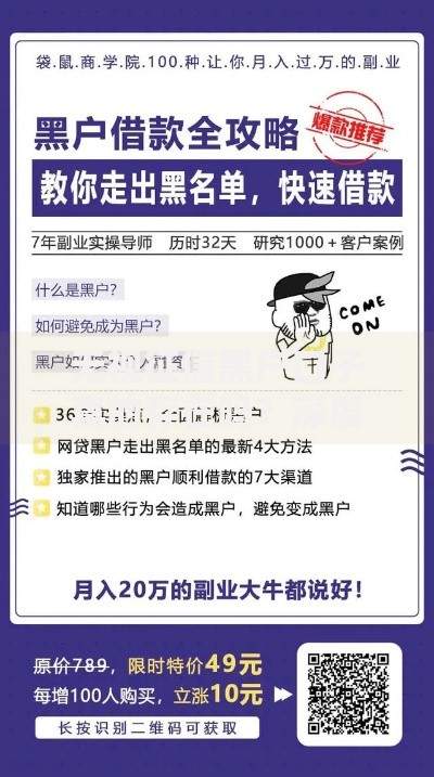 无视征信黑户口子真的存在吗？深度解析贷款真相